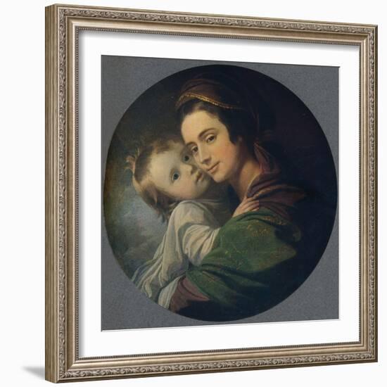 Mrs. West and Child, 1770-Benjamin West-Framed Giclee Print