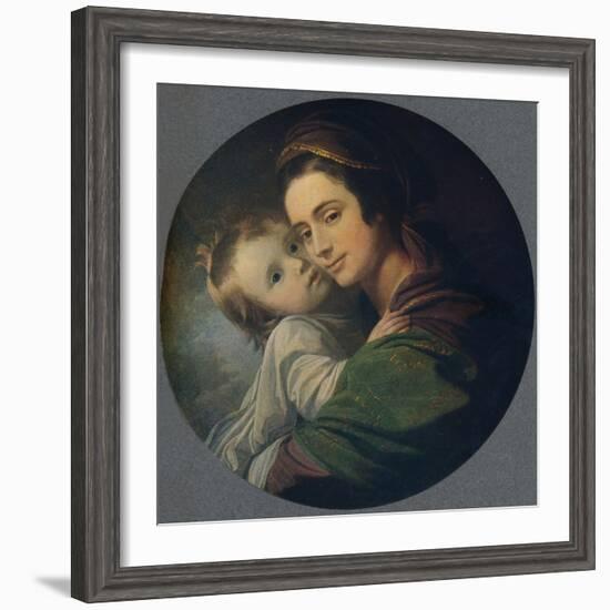 Mrs. West and Child, 1770-Benjamin West-Framed Giclee Print
