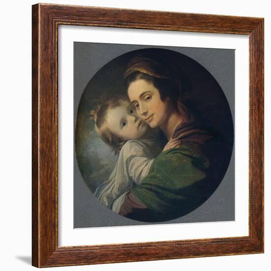 Mrs. West and Child, 1770-Benjamin West-Framed Giclee Print