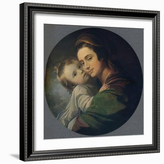 Mrs. West and Child, 1770-Benjamin West-Framed Giclee Print