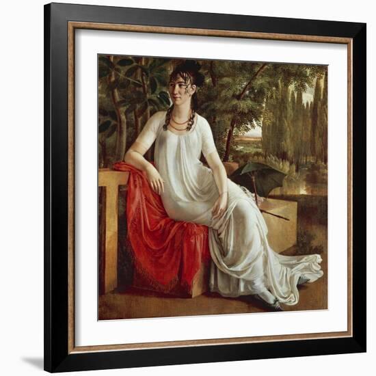 Mrs. Wilhelmine Von Cotta-Christian Gottlieb Schick-Framed Giclee Print