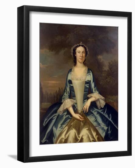 Mrs. William Walton (1708-86), C.1750-John Wollaston-Framed Giclee Print