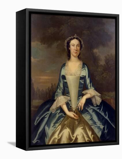 Mrs. William Walton (1708-86), C.1750-John Wollaston-Framed Premier Image Canvas