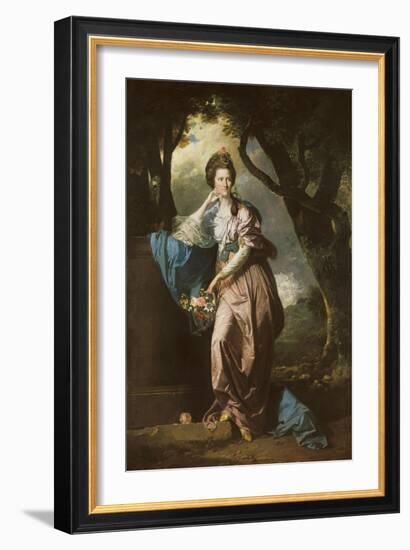 Mrs Woodhull-Johan Zoffany-Framed Giclee Print