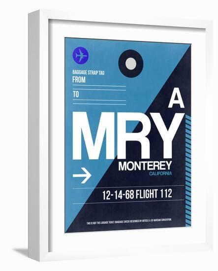 MRY Monterey Luggage Tag II-NaxArt-Framed Art Print