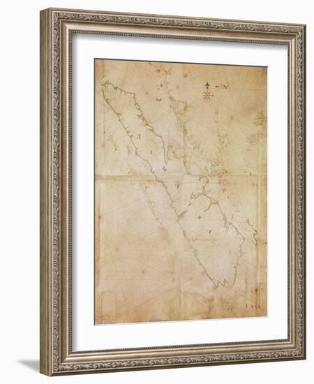 Ms 1288 Chart of Sumatra, 1653-Joan Blaeu-Framed Giclee Print