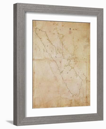 Ms 1288 Chart of Sumatra, 1653-Joan Blaeu-Framed Giclee Print