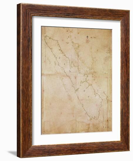 Ms 1288 Chart of Sumatra, 1653-Joan Blaeu-Framed Giclee Print