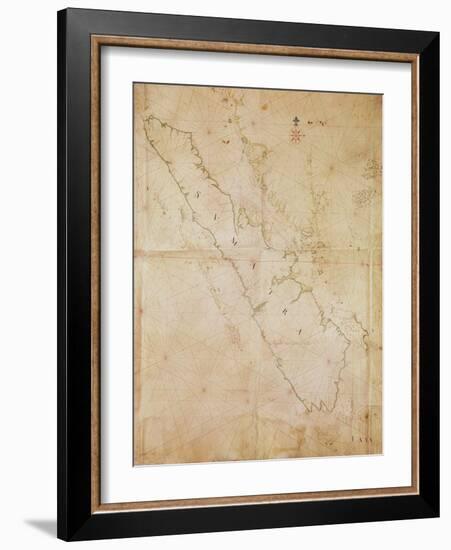 Ms 1288 Chart of Sumatra, 1653-Joan Blaeu-Framed Giclee Print