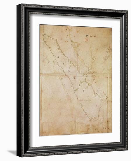 Ms 1288 Chart of Sumatra, 1653-Joan Blaeu-Framed Giclee Print