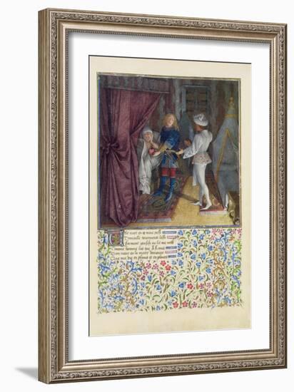 Ms. 2597 King Rene Dreams: the God of Love Steals from Him His Heart Without Him Knowing-English-Framed Giclee Print