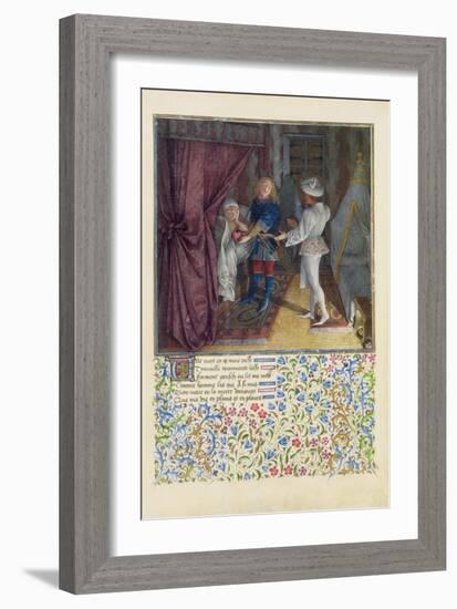 Ms. 2597 King Rene Dreams: the God of Love Steals from Him His Heart Without Him Knowing-English-Framed Giclee Print