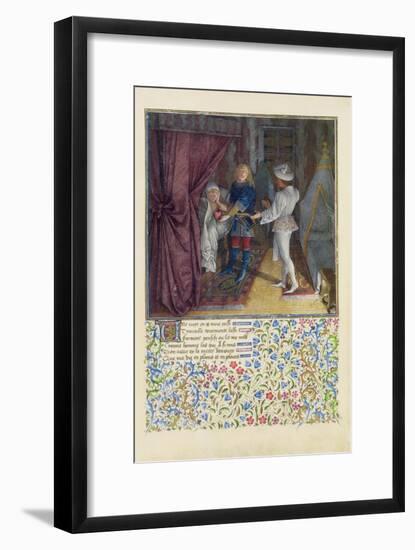 Ms. 2597 King Rene Dreams: the God of Love Steals from Him His Heart Without Him Knowing-English-Framed Giclee Print