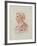 Ms.266 Fol.271 V Petrarch (1304-74), from 'Recueil D'Arras' (Red Chalk on Paper)-Jacques Le Boucq-Framed Giclee Print