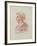 Ms.266 Fol.271 V Petrarch (1304-74), from 'Recueil D'Arras' (Red Chalk on Paper)-Jacques Le Boucq-Framed Giclee Print