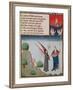 Ms 3045 Fol.94R Lady Philosophy Leads Boethius in Flight into the Sky on the Wings-French School-Framed Giclee Print
