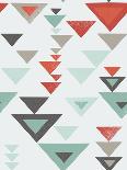 Seamless Geometric Triangle Pattern-Ms.Moloko-Framed Art Print