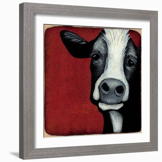 Ms. Moo-Lisa Hilliker-Framed Art Print