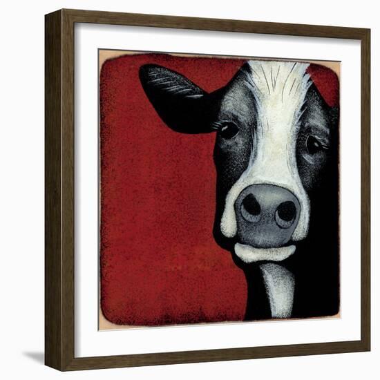 Ms. Moo-Lisa Hilliker-Framed Art Print