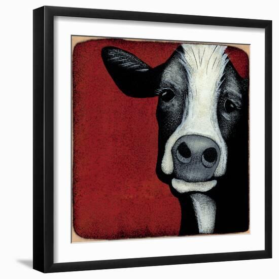 Ms. Moo-Lisa Hilliker-Framed Art Print