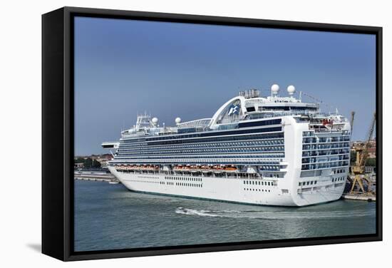 MS Ruby Princess Cruise Ship-Tony Craddock-Framed Premier Image Canvas