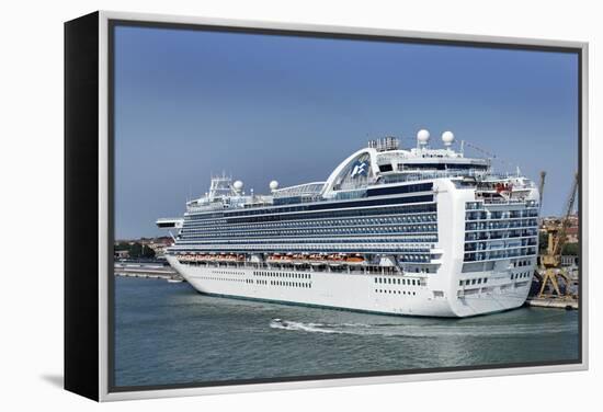 MS Ruby Princess Cruise Ship-Tony Craddock-Framed Premier Image Canvas