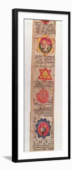 Ms Sanskrit 1804 Sanskrit Medical Manuscript (Vellum)-Indian-Framed Giclee Print