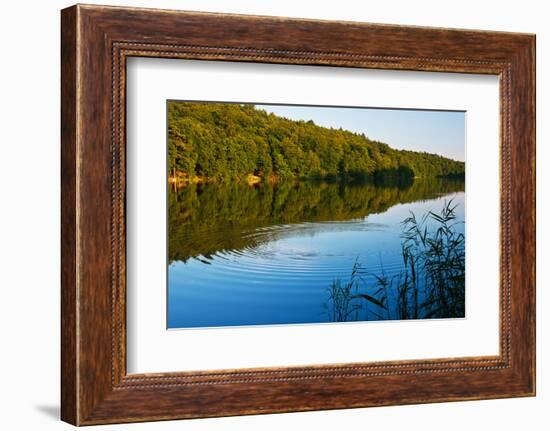 Mšllner Schmalsee Lake in the Evening Light-Thomas Ebelt-Framed Photographic Print