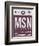 MSN Madison Luggage Tag II-NaxArt-Framed Premium Giclee Print