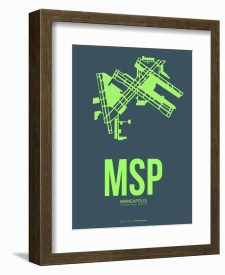 Msp Minneapolis Poster 2-NaxArt-Framed Premium Giclee Print