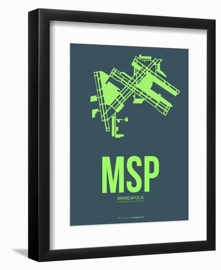 Msp Minneapolis Poster 2-NaxArt-Framed Premium Giclee Print