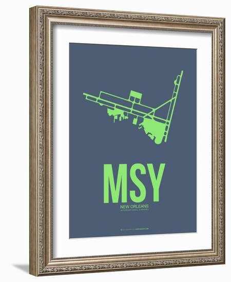 Msy New Orleans Poster 2-NaxArt-Framed Art Print