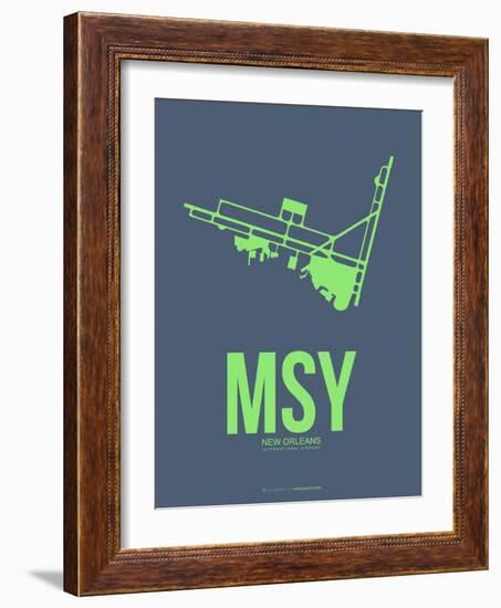 Msy New Orleans Poster 2-NaxArt-Framed Art Print