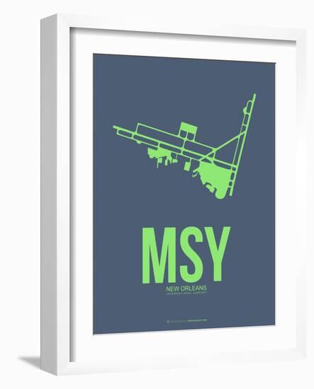 Msy New Orleans Poster 2-NaxArt-Framed Art Print