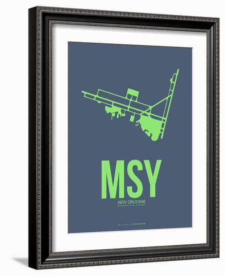 Msy New Orleans Poster 2-NaxArt-Framed Art Print