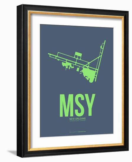 Msy New Orleans Poster 2-NaxArt-Framed Art Print