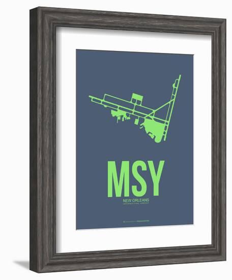 Msy New Orleans Poster 2-NaxArt-Framed Art Print