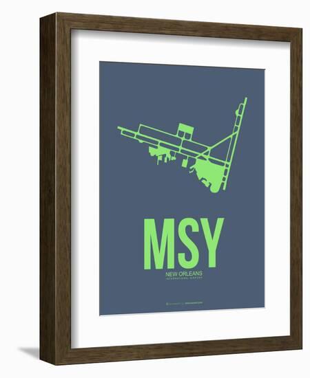 Msy New Orleans Poster 2-NaxArt-Framed Art Print