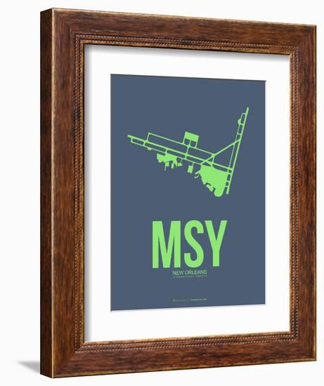 Msy New Orleans Poster 2-NaxArt-Framed Art Print