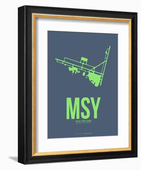 Msy New Orleans Poster 2-NaxArt-Framed Art Print