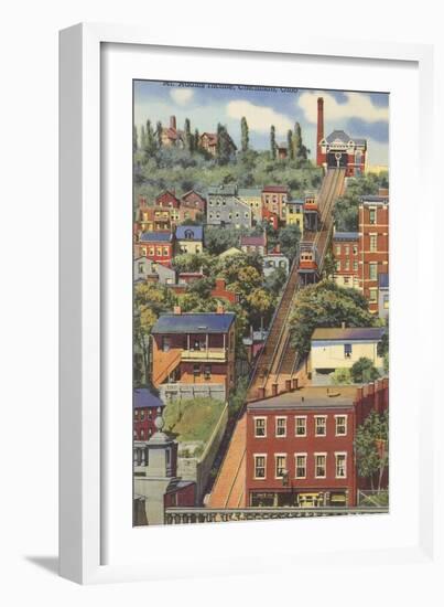 Mt. Adams Incline, Cincinnati, Ohio-null-Framed Art Print