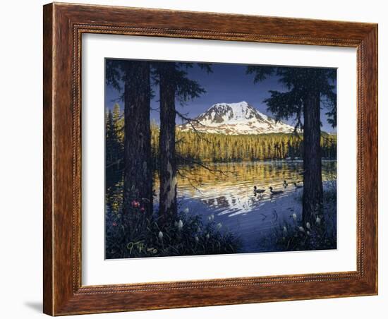 Mt Adams-Jeff Tift-Framed Giclee Print