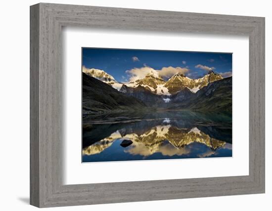 Mt Alpamayo in Ancash Region, Cordillera Blanca, Andes Mountains, Peru-Howie Garber-Framed Photographic Print