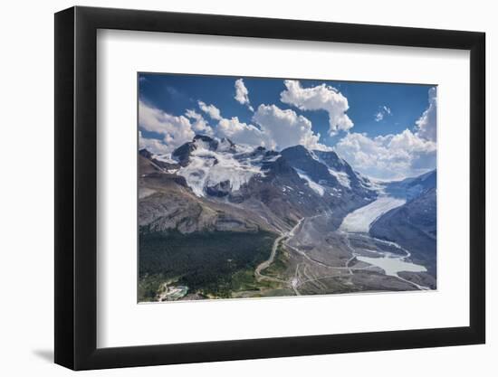 Mt. Andromeda and Columbia Icefield Seen from Wilcox Trail, Jasper NP-Howie Garber-Framed Photographic Print