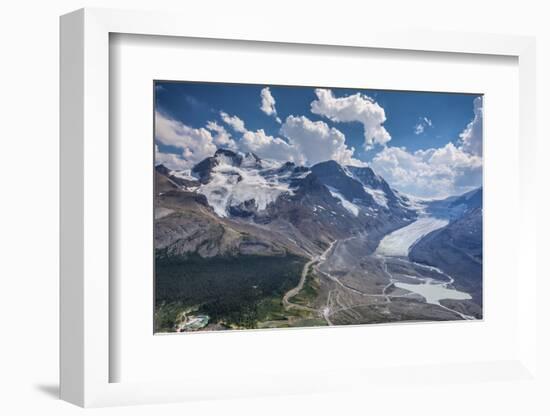 Mt. Andromeda and Columbia Icefield Seen from Wilcox Trail, Jasper NP-Howie Garber-Framed Photographic Print