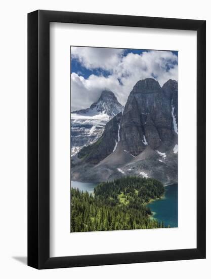 Mt. Assiniboine and Lake Magog from the Nublet-Howie Garber-Framed Photographic Print