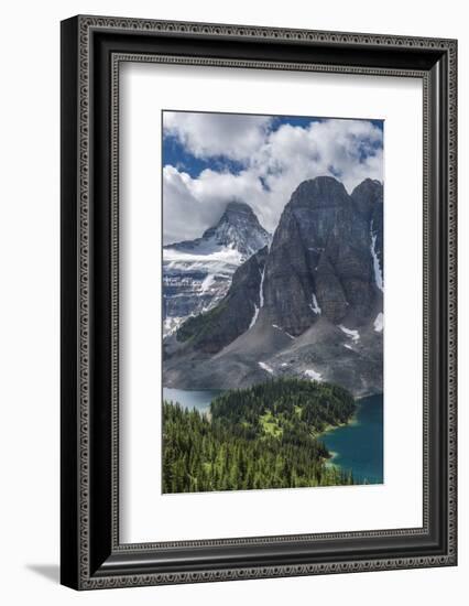 Mt. Assiniboine and Lake Magog from the Nublet-Howie Garber-Framed Photographic Print