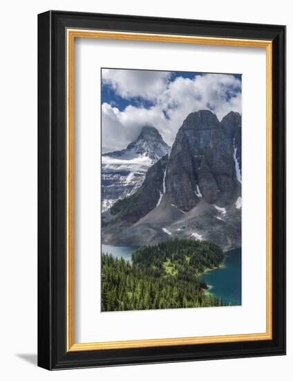 Mt. Assiniboine and Lake Magog from the Nublet-Howie Garber-Framed Photographic Print