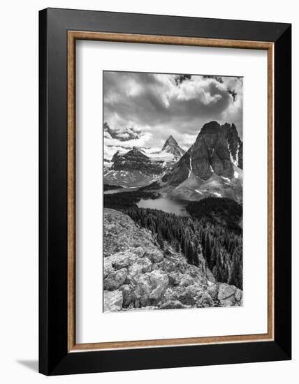 Mt. Assiniboine and Lake Magog from the Nublet-Howie Garber-Framed Photographic Print