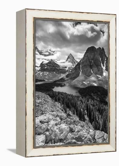 Mt. Assiniboine and Lake Magog from the Nublet-Howie Garber-Framed Premier Image Canvas